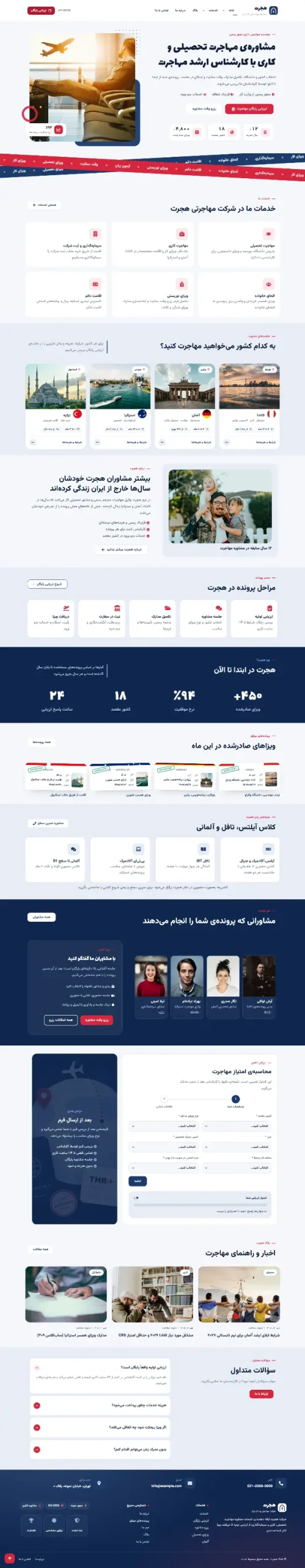 پیش‌نمایش کامل صفحه نخست کاروان